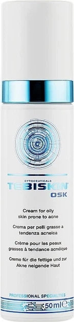 Себорегулюючий крем для жирної проблемної шкіри Tebiskin Osk Cream 50 мл - зображення 2