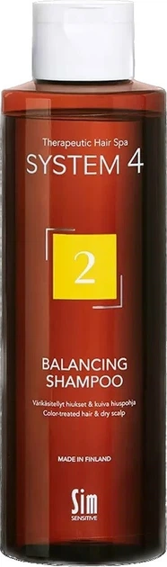 Шампунь для сухих, окрашенных и поврежденных волос Sim Sensitive System 4 2 Balancing Shampoo 250 мл - Фото 1 Шампунь для сухих, окрашенных и поврежденных волос Sim Sensitive System 4 2 Balancing Shampoo 250 мл - изображение 1