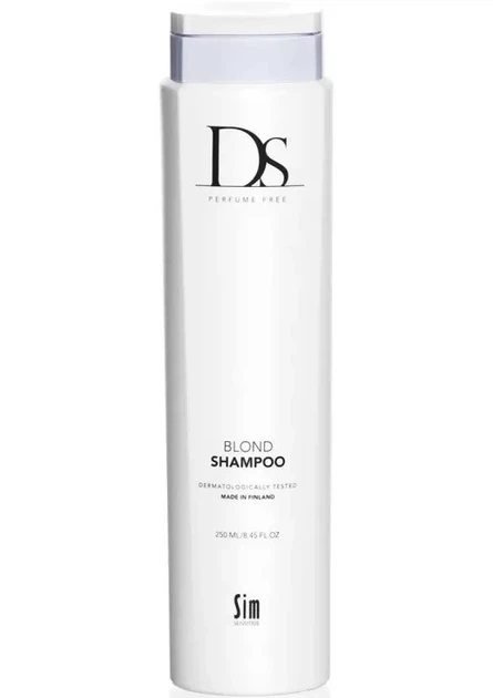Шампунь для світлого та сивого волосся Sim Sensitive DS Blond Shampoo 250 мл - Фото 1 Шампунь для світлого та сивого волосся Sim Sensitive DS Blond Shampoo 250 мл - зображення 1