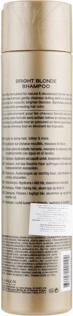 Целебный шампунь для натуральных и обесцвеченных светлых волос L'anza Lanza Healing Blonde Bright Blonde Shampoo 300 мл - Фото 2 Целебный шампунь для натуральных и обесцвеченных светлых волос L'anza Lanza Healing Blonde Bright Blonde Shampoo 300 мл - изображение 2