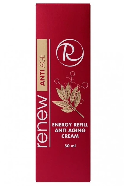 Антивіковий живильний крем-енергетик Renew Energy Refill Anti Aging Cream 50 мл - Фото 2 Антивіковий живильний крем-енергетик Renew Energy Refill Anti Aging Cream 50 мл - зображення 2