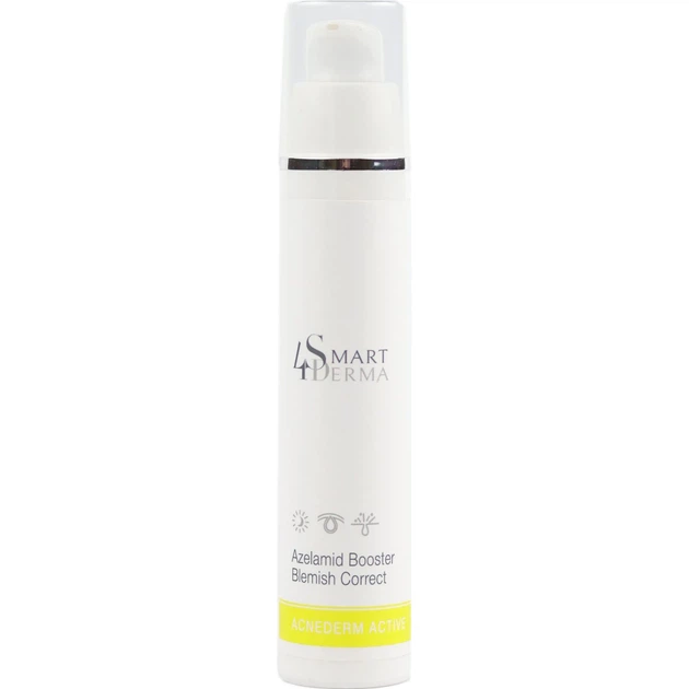 Нічний себорегулюючий флюїд Азеламід Smart4Derma Azelamid Booster Blemish Correct 50 мл - Фото 1 Нічний себорегулюючий флюїд Азеламід Smart4Derma Azelamid Booster Blemish Correct 50 мл - зображення 1