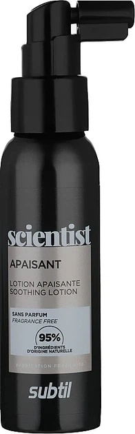 Заспокійливий лосьйон для подразненої шкіри голови Subtil Scientist Lotion Apaisante 75 мл - Фото 1 Заспокійливий лосьйон для подразненої шкіри голови Subtil Scientist Lotion Apaisante 75 мл - зображення 1