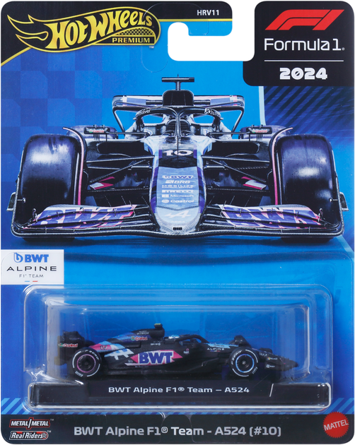Коллекционный болид Hot Wheels Formula 1 в ассортименте (HRV11) - изображение 4