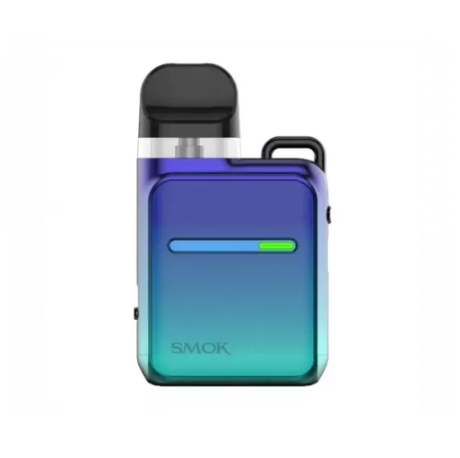 Многоразовая pod система Smok Novo Master Box Cyan многоразовая электронная сигарета Смок Ново 1000 мАч до 30 Вт LED-индикатор магнитное соединение 2 мл голубой цвет - изображение 8