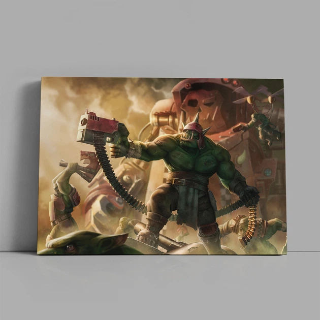 Интерьерная картина Вархаммер 40000, Орки, Warhammer 40k, Orks, Waaagh!, 30×42 см (id1316) - Фото 1 Интерьерная картина Вархаммер 40000, Орки, Warhammer 40k, Orks, Waaagh!, 30×42 см (id1316) - изображение 1