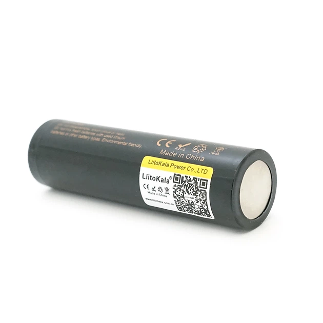 Акумулятор 18650 Li-Ion LiitoKala Lii-22A, 2200mah (2100-2300mah), 3.7 V (2.75-4.2 V), Black, PVC BOX - Фото 3 Акумулятор 18650 Li-Ion LiitoKala Lii-22A, 2200mah (2100-2300mah), 3.7 V (2.75-4.2 V), Black, PVC BOX - зображення 3