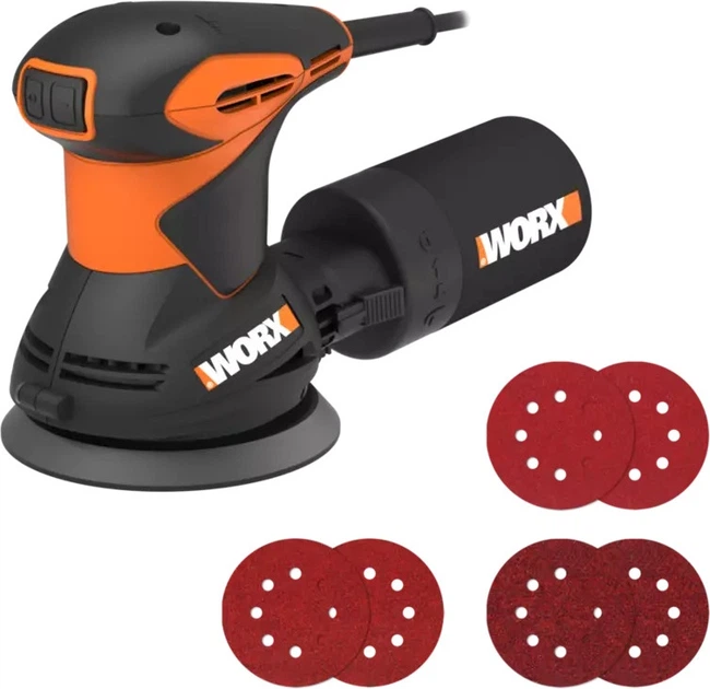 Szlifierka roto-oscylacyjna Worx 320 W 125 mm WX652.1 (6947372511830) - obraz 8