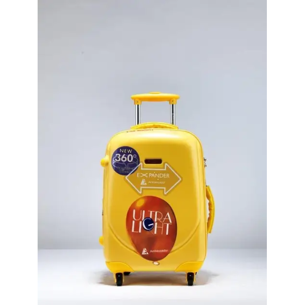 Валіза середня Tashiro Ambassador Classic A8503M Yellow - Фото 4 Валіза середня Tashiro Ambassador Classic A8503M Yellow - зображення 4