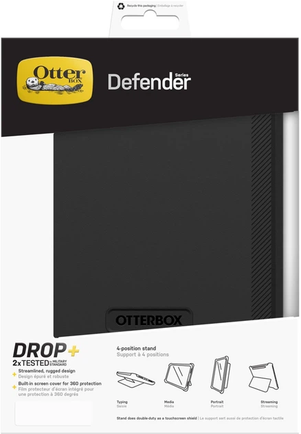 Etui Otterbox Defender do Apple iPad 16/Gen 10 Black (840262399678) - obraz 6