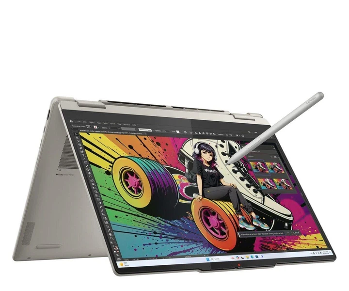 Ноутбук Lenovo Yoga 7-14 Ryzen AI 7-350/16GB/512/Win11 OLED (83JR008LPB) - Фото 2 Ноутбук Lenovo Yoga 7-14 Ryzen AI 7-350/16GB/512/Win11 OLED (83JR008LPB) - изображение 2