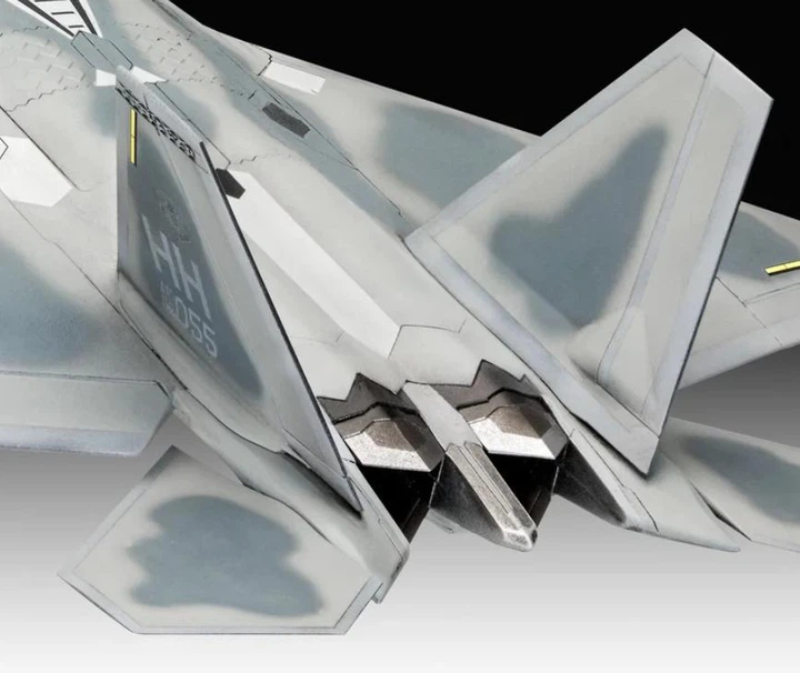 Стартовий набір 1:72 літак Lockheed Martin F-22A Raptor Revell 63858 - изображение 4