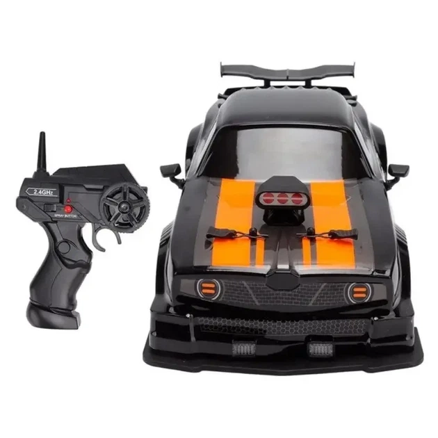 Дрифт машинка на радиоуправлении с дымом парогенератором Dodge Challenger 1:16 R/C Spray System для дрифта - изображение 2