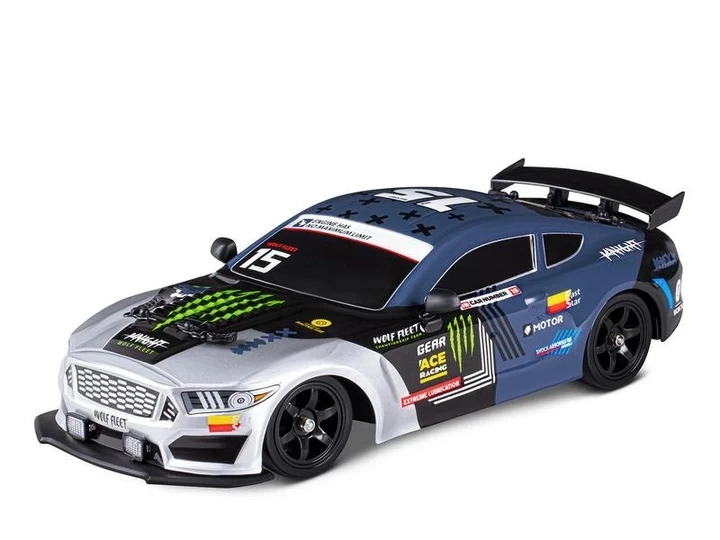 Дрифт машинка на радиоуправлении с дымом парогенератором Ford Mustang 1:16 R/C Spray System Drift - изображение 4