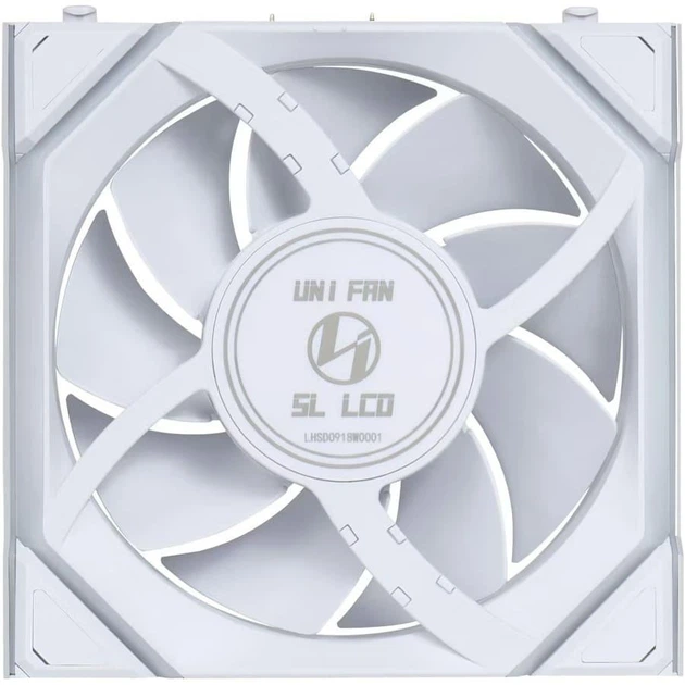 Вентилятор Lian Li UNI Fan SL WIRELESS LCD 120-1 White (G99.12SLLCD1W1W.00) - Фото 3 Вентилятор Lian Li UNI Fan SL WIRELESS LCD 120-1 White (G99.12SLLCD1W1W.00) - изображение 3