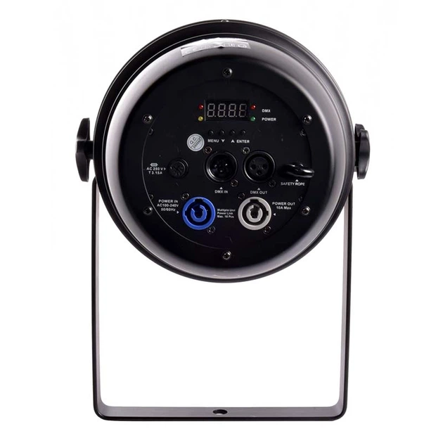Reflektor sceniczny Light4Me PAR 64 100W LED Zoom Do teatru (5907780140412) - obraz 5