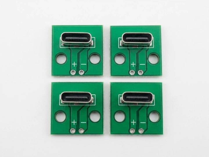 Разъем USB Type-C 6 pin SMD (10 шт) для ремонта и пайки, вертикальный, 6.8 мм - изображение 4