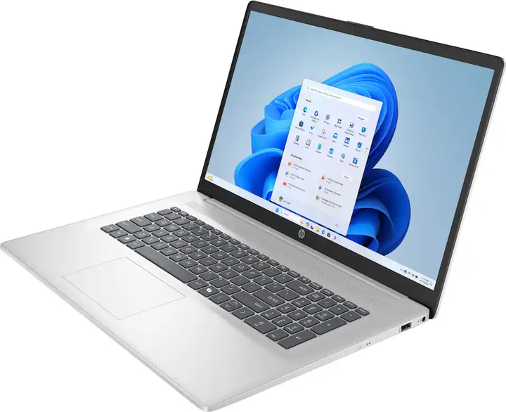 Ноутбук HP 17-cn3327dx Natural Silver 17.3" IPS 1920x1080 60 Гц / Intel Core i7-1355U / Intel Iris Xe Graphics / RAM 16 ГБ / DDR4 / SSD 1 ТБ / Windows 11 Home / 2.09 кг (C0CM3UA) - Фото 3 Ноутбук HP 17-cn3327dx Natural Silver 17.3" IPS 1920x1080 60 Гц / Intel Core i7-1355U / Intel Iris Xe Graphics / RAM 16 ГБ / DDR4 / SSD 1 ТБ / Windows 11 Home / 2.09 кг (C0CM3UA) - изображение 3