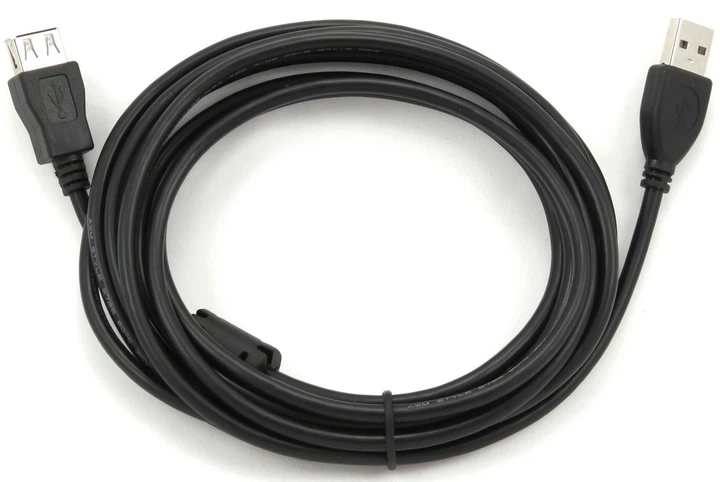Кабель - удлинитель ASSMANN USB 2.0 (AM - AF) 3.0m мама - папа черный - изображение 3