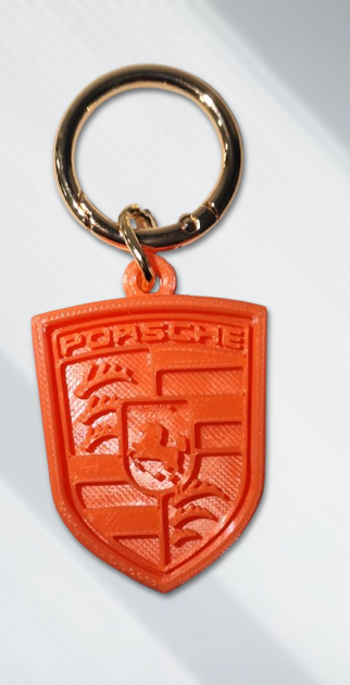 Брелок Porsche 4,5х5см 3D - изображение 2