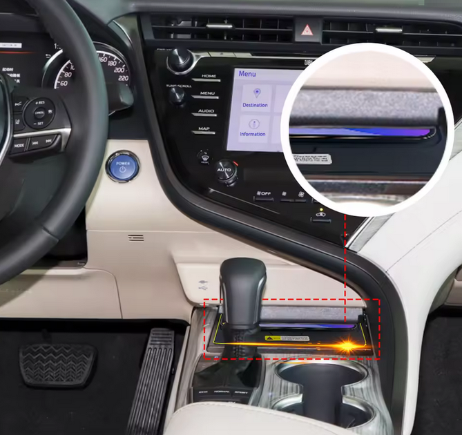 Бездротова автомобільна зарядка Toyota Camry 70 (2017-2024) - Фото 4 Бездротова автомобільна зарядка Toyota Camry 70 (2017-2024) - зображення 4