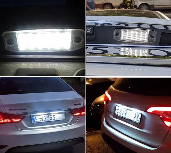 Подсветка номера Hyundai i30, i40, Sonata 10, Kona / Kia Sportage 3, Borrego, Mohave, Opirus, Carens, Sorento - изображение 9