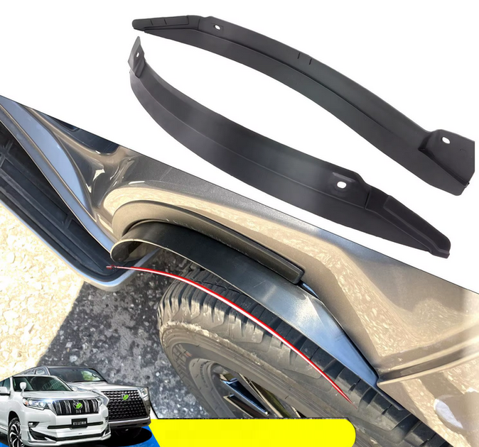 Брызговики на задние колеса Toyota Land Cruiser Prado J150 / Lexus GX460 (2009-2021) - Фото 1 Брызговики на задние колеса Toyota Land Cruiser Prado J150 / Lexus GX460 (2009-2021) - изображение 1