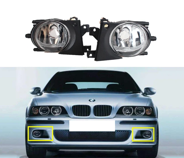 Противотуманные фары для BMW 5 серии E39 525i 530i 540 (2000-2003) - изображение 2