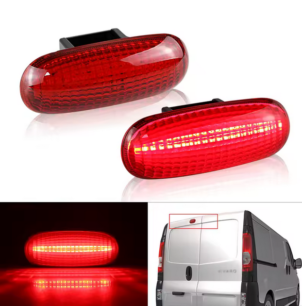 Центральний стоп-сигнал Renault Trafic II / Opel Vivaro / Nissan Interstar / Citroen Jumpy (2001-...) - Фото 1 Центральний стоп-сигнал Renault Trafic II / Opel Vivaro / Nissan Interstar / Citroen Jumpy (2001-...) - зображення 1