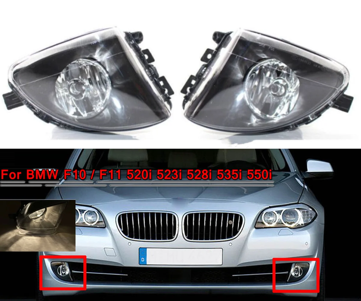 Противотуманные фары для BMW F10 галоген (2010-2013) - изображение 2