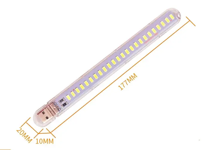 USB LED-лампа світильник нічник на 24 світлодіоди 5 V 12 W під Power bank - Фото 2 USB LED-лампа світильник нічник на 24 світлодіоди 5 V 12 W під Power bank - изображение 2