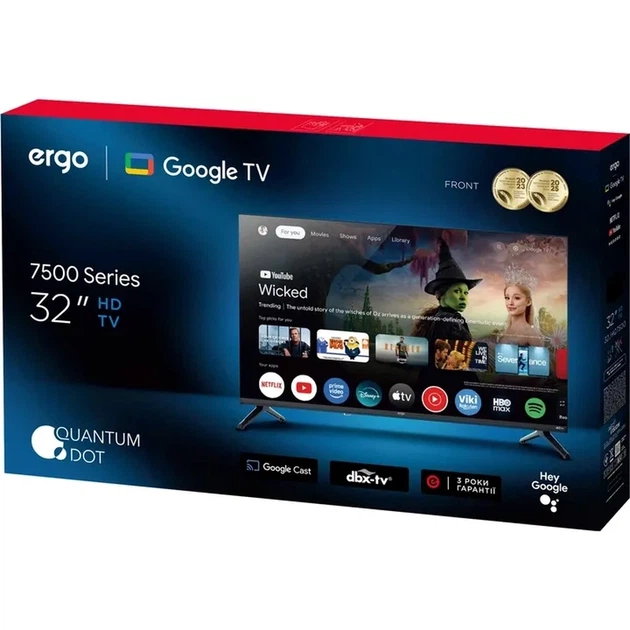 Рідкокристалічний телевізор ERGO 32JHQ7500 - зображення 12