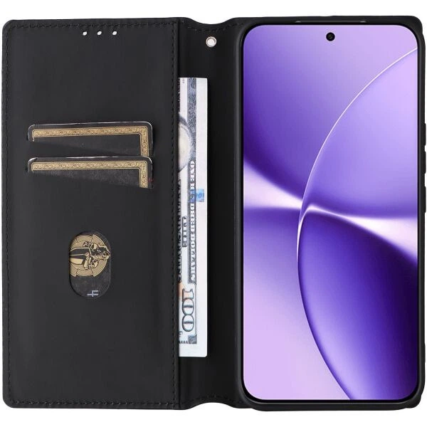 Чехол Deexe Rhombus Book для Xiaomi Poco X8 Pro Max - Silver - изображение 2