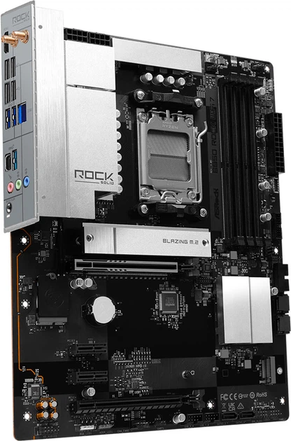 Материнська плата ASRock B850 Rock Wi-Fi 7 (sAM5, AMD B850, PCI-Ex16) - зображення 2