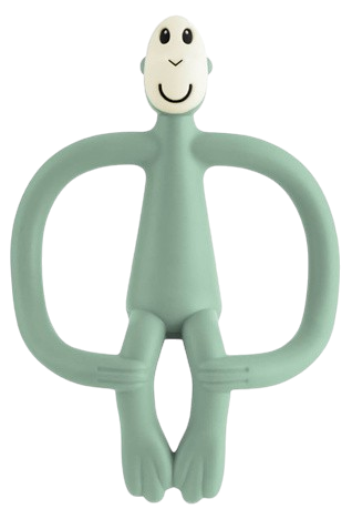 Gryzak kojący Matchstick Monkey ze szczoteczką Małpka Miętowy (MM-T-009) (705604684600) - obraz 2