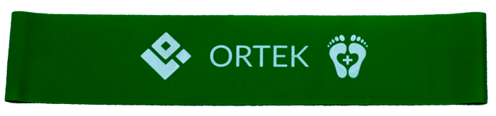 Фитнес резинка для тренировки стоп Ortek 25 см 5x25 см - размер Середній - изображение 3