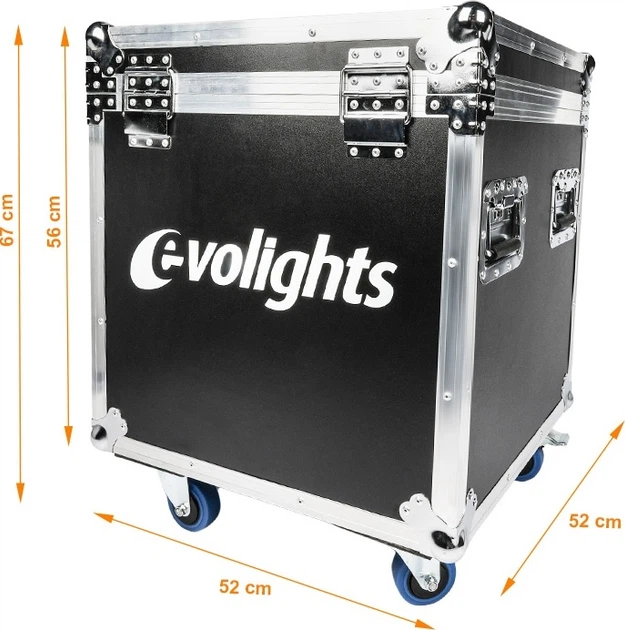 Walizka transportowa Evolights LUMENO Case 2in1 na 2 reflektory (5908249816831) - obraz 8