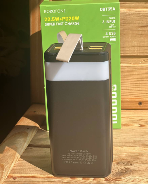 Повербанк 100000 mAh с быстрой зарядкой - Фото 2 Повербанк 100000 mAh с быстрой зарядкой - изображение 2