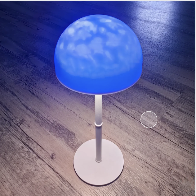 Настольная лампа светодиодная ESLLSE METEOR 5Вт 3000-6000К+RGB 300Лм сенсорная с аккумулятором 295х295х120мм белый - изображение 2