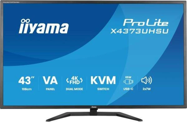 Монитор iiyama X4373UHSU-B2 - Фото 1 Монитор iiyama X4373UHSU-B2 - изображение 1