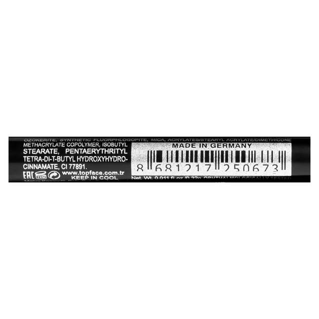 Олівець-каял для очей TopFace Stylo Kajal Eyeliner чорний механічний водостійкий РТ617 , 009 Синій - Фото 3 Олівець-каял для очей TopFace Stylo Kajal Eyeliner чорний механічний водостійкий РТ617 , 009 Синій - изображение 3