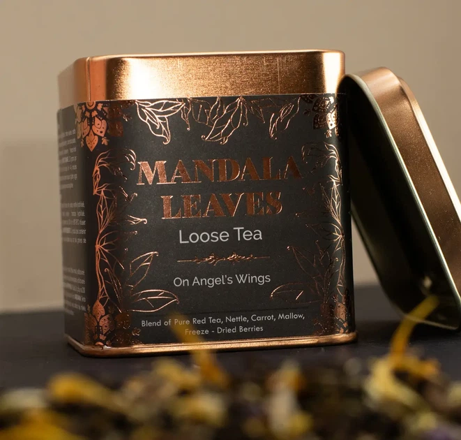 Чай у банці На крилах ангела On Angel's Wings 50г Mandala Leaves 5056368353499 - зображення 2
