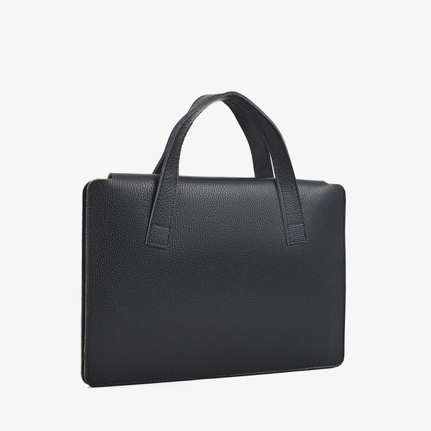 Сумка для ноутбука женская кожаная большая Regina Notte Briefcase 4243 Черный - Фото 3 Сумка для ноутбука женская кожаная большая Regina Notte Briefcase 4243 Черный - изображение 3