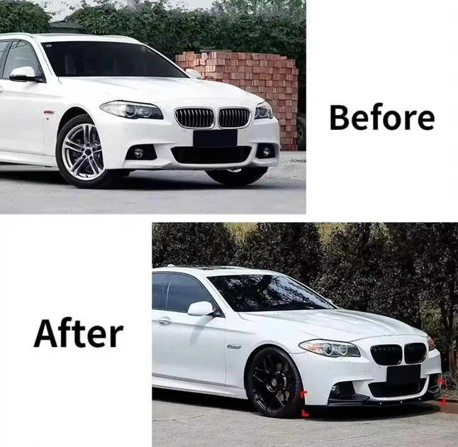 Накладка на передній бампер / Губа DPT м - Performance для BMW 5 серії F10 F11 - зображення 6