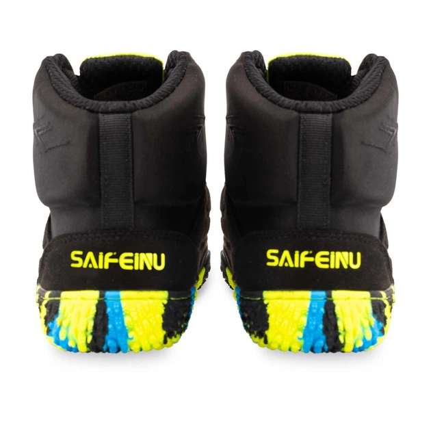 Борцовки замшевые Saifeinu Wrestling 240780L-1 размер 45 Black-Yellow-Blue - изображение 6