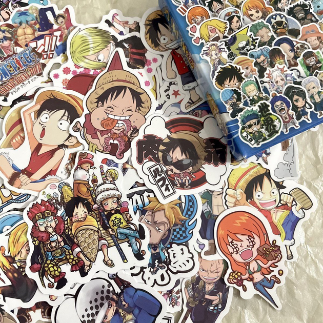 Набор наклеек Ванпис One Piece стикеры наклейки 60 шт Ван Пис - изображение 8