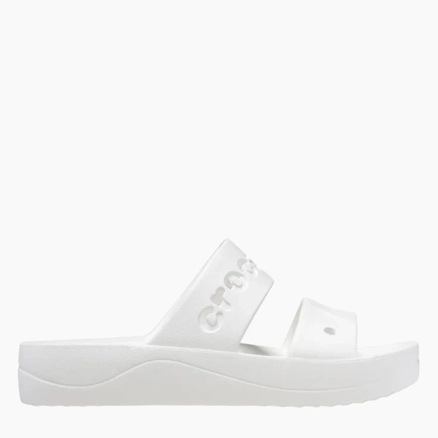 Жіночі шльопанці для пляжу Crocs Baya Platform Sandal White Білі 208188-100 W7/37-38/23.8см - Фото 1 Жіночі шльопанці для пляжу Crocs Baya Platform Sandal White Білі 208188-100 W7/37-38/23.8см - зображення 1