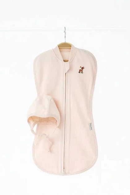 Європелюшка на блискавці з шапочкою Mag baby Cozy, cream 0-3 - Фото 1 Європелюшка на блискавці з шапочкою Mag baby Cozy, cream 0-3 - изображение 1