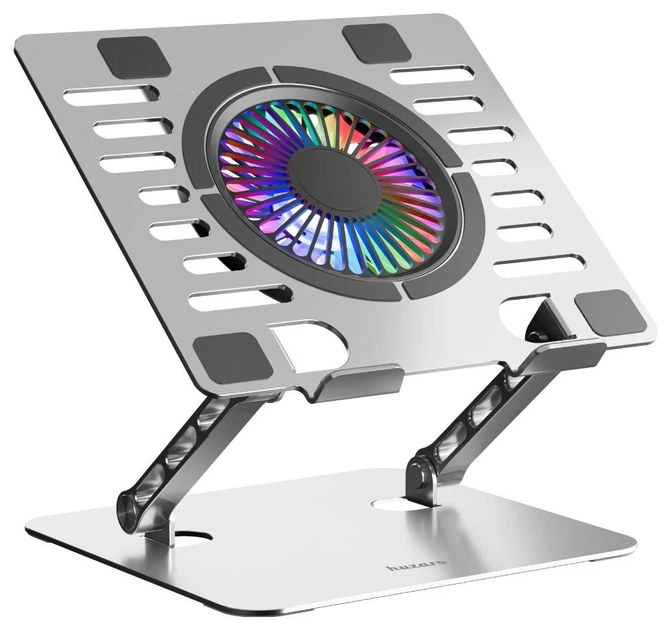 Podstawka pod laptop Huzaro Hold 4.0 RGB Silver (HZ-HOLD 4.0 RGB) - obraz 3