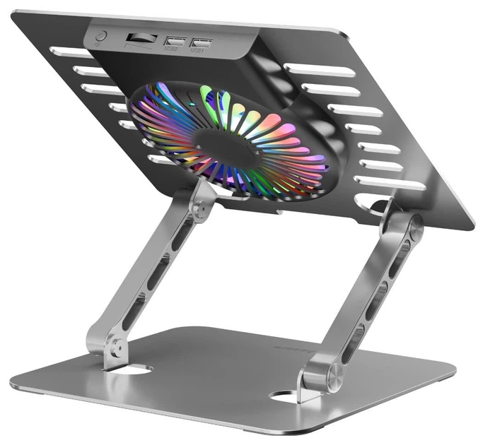 Podstawka pod laptop Huzaro Hold 4.0 RGB Silver (HZ-HOLD 4.0 RGB) - obraz 5